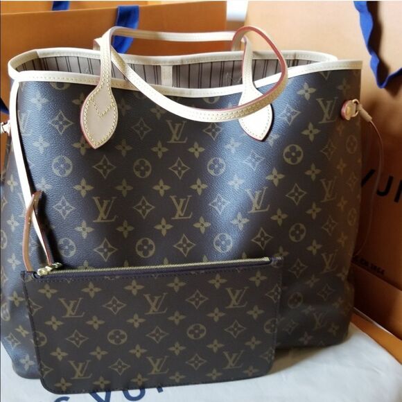 Authentic LOUIS VUITTON NEVERFULL MM - Picture 14 of 16